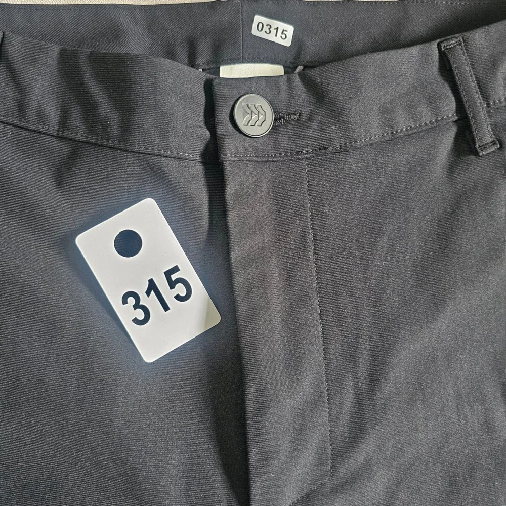 All in Motion Mens Golf Pants Black Stretch Performance Trousers 32x32